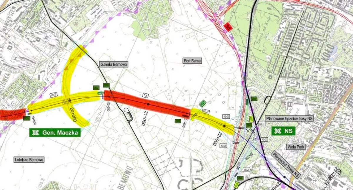 Inwestycje, informacje sprawie budowy trasy Bemowie Czekają duże utrudnienia - zdjęcie, fotografia