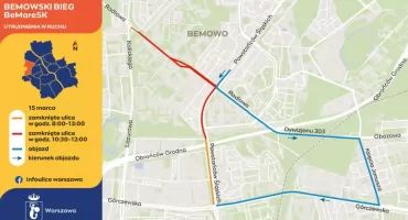 Bieg BeMore5K na Bemowie już w niedzielę. Duże utrudnienia w ruchu